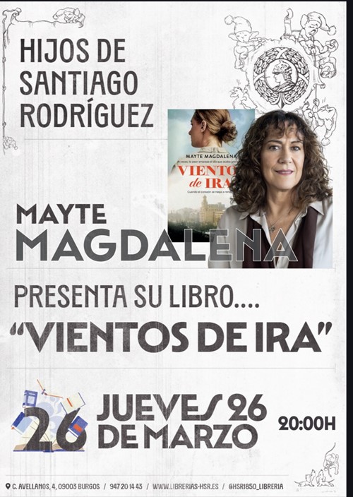 Presentación del libro "Vientos de ira" de Mayte Magdalena
