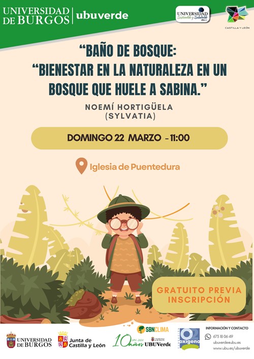 Bienestar en la Naturaleza en un bosque que huele a Sabina