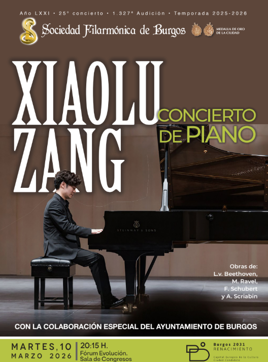 Xiaolu Zang en Auditorio Fórum Evolución Burgos, Burgos