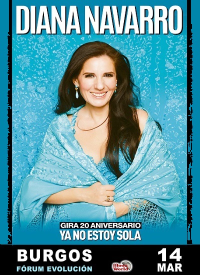 Diana Navarro en Auditorio Fórum Evolución Burgos, Burgos