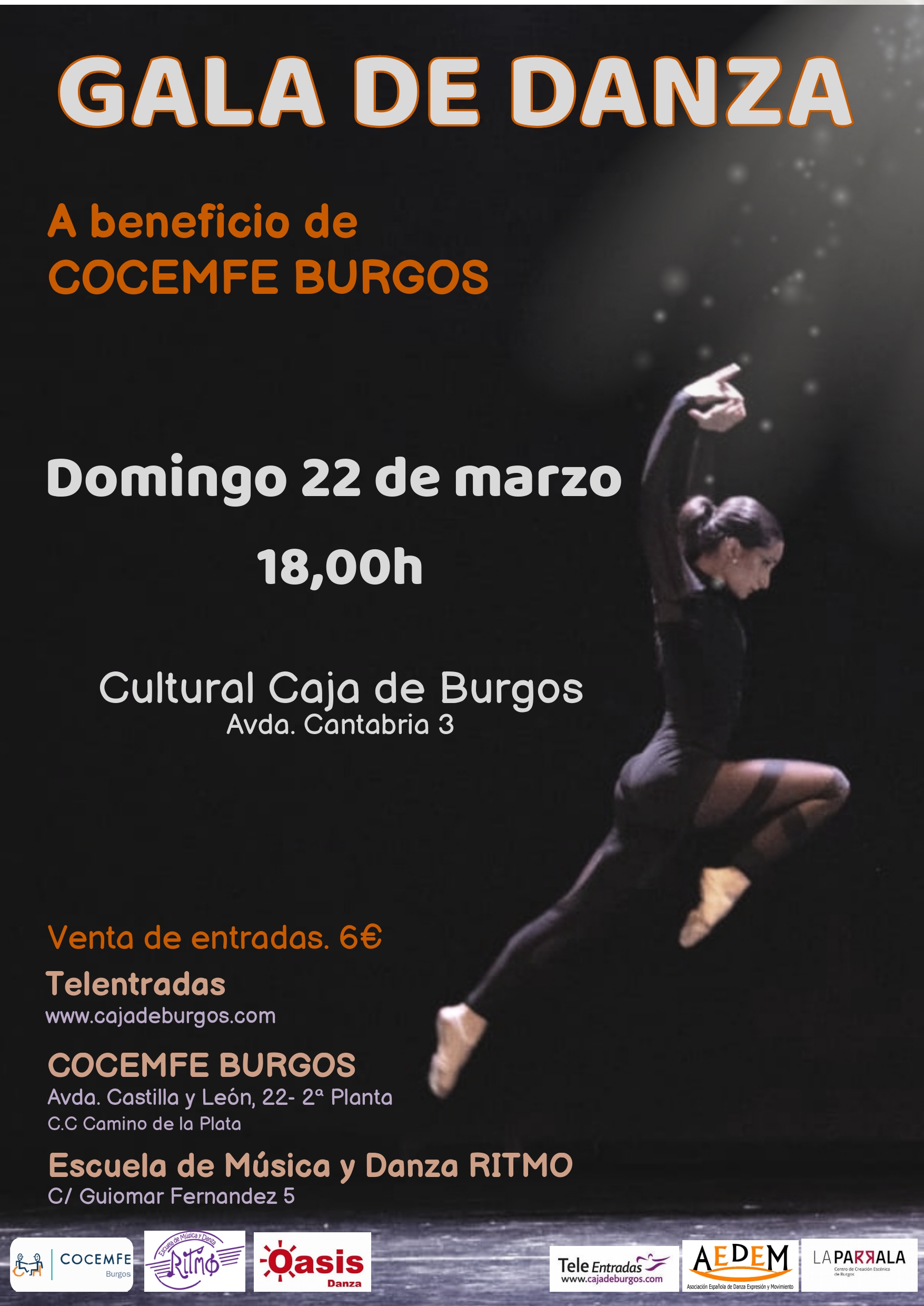 Gala de danza en Cultural Caja de Burgos, Burgos