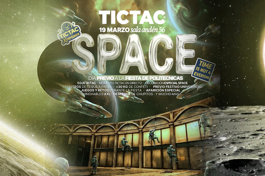 Tic Tac Space en Sala Andén 56, Burgos