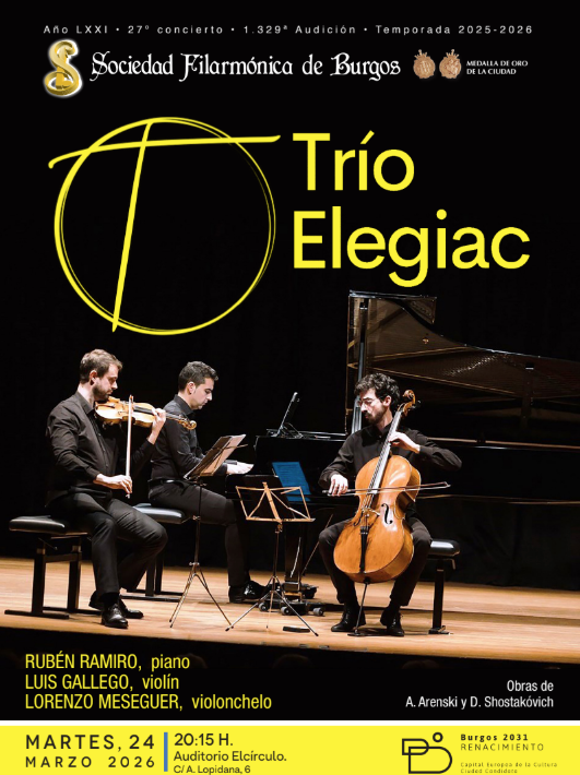 TRío Elegiac en Auditorio elcírculo, Burgos