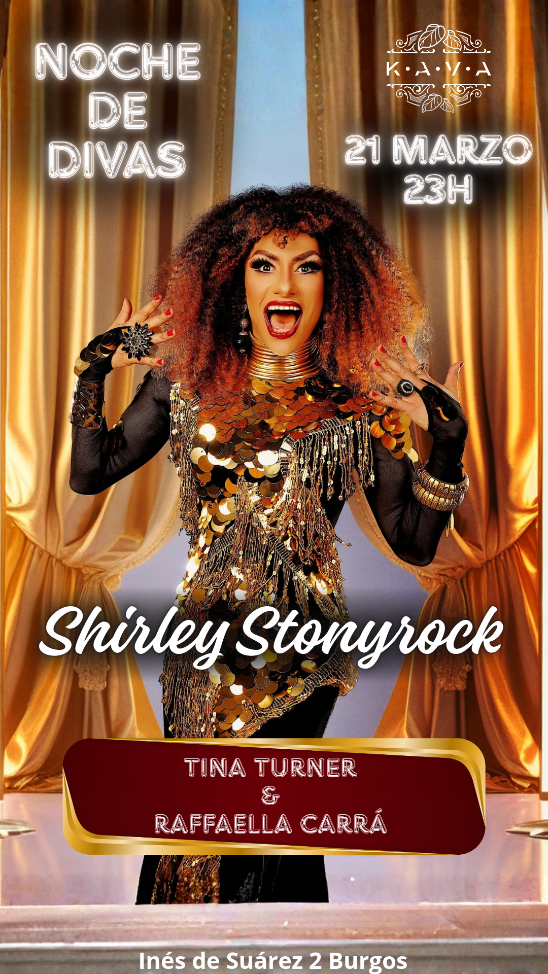 Noche de Divas by Shirley Stonyrock en Kava Bar, Burgos