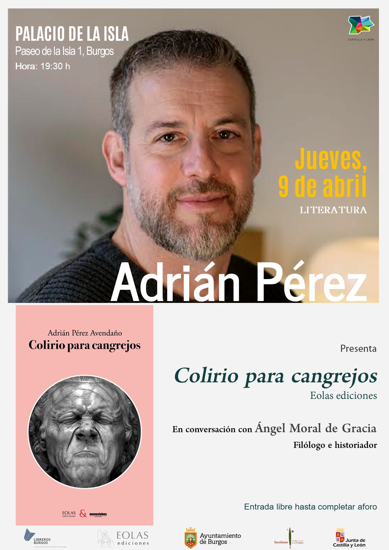 Colirio para cangrejos en Palacio de la Isla, Burgos