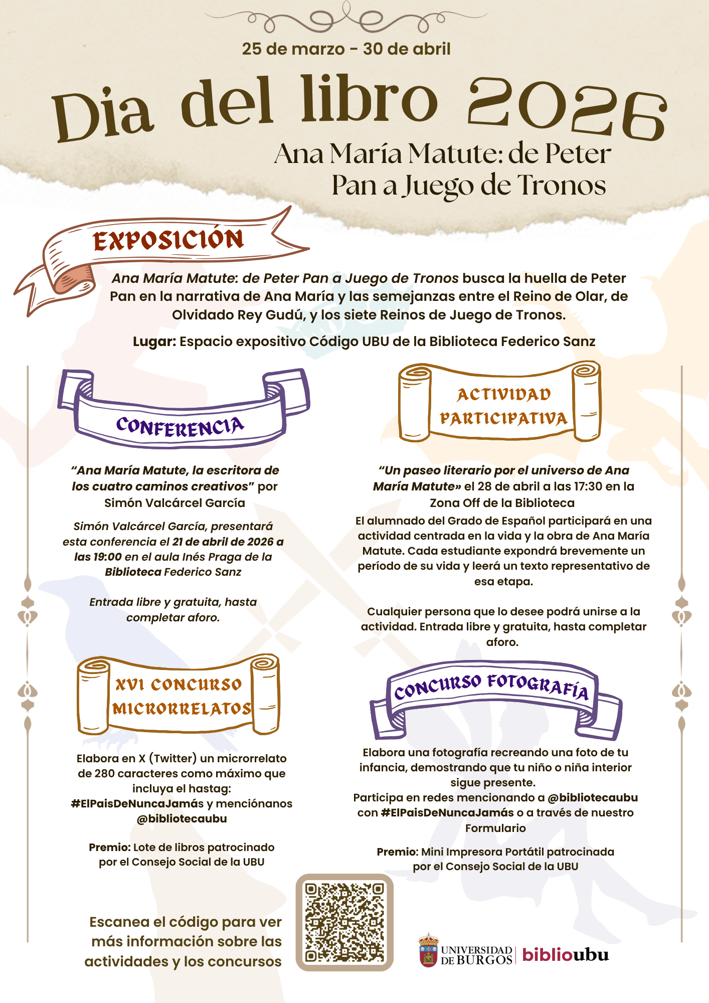 Ana Mª Matute: la escritora de los cuatro caminos creativos en Biblioteca Central Universitaria, Burgos