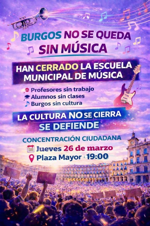 Salvemos la escuela de música municipal