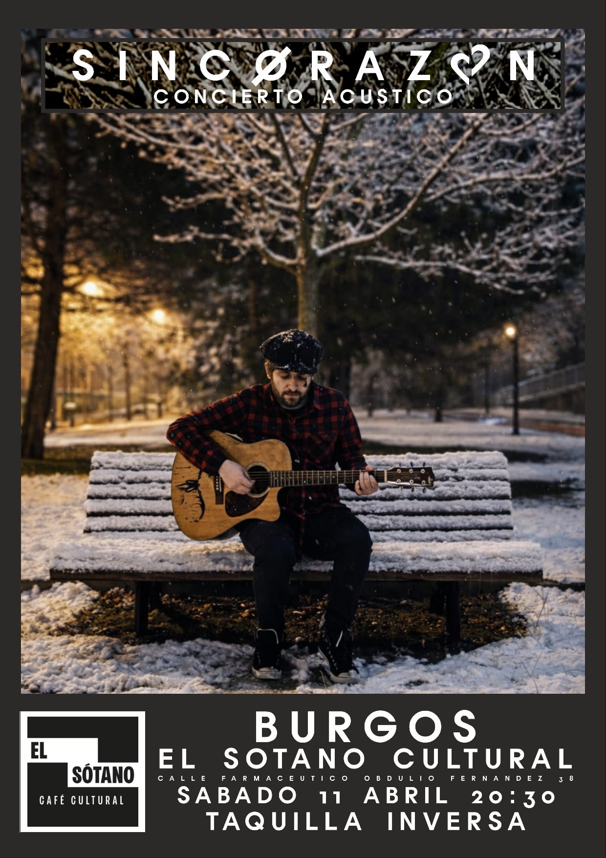 Sincorazón en El Sótano Café Cultural, Burgos