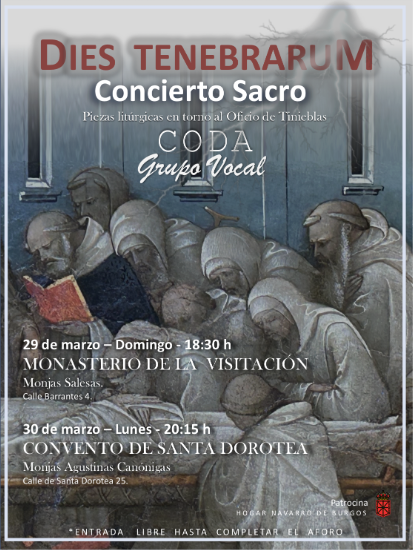 Concierto Sacro en Convento de Santa Dorotea, Burgos