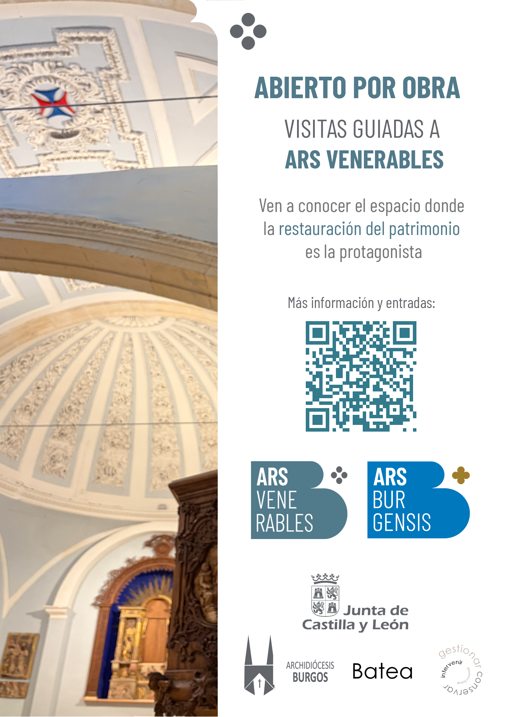 Visitas guiadas a Ars Venerables: restauración de tapices en Sala Venerables, Ars Venerables, Burgos