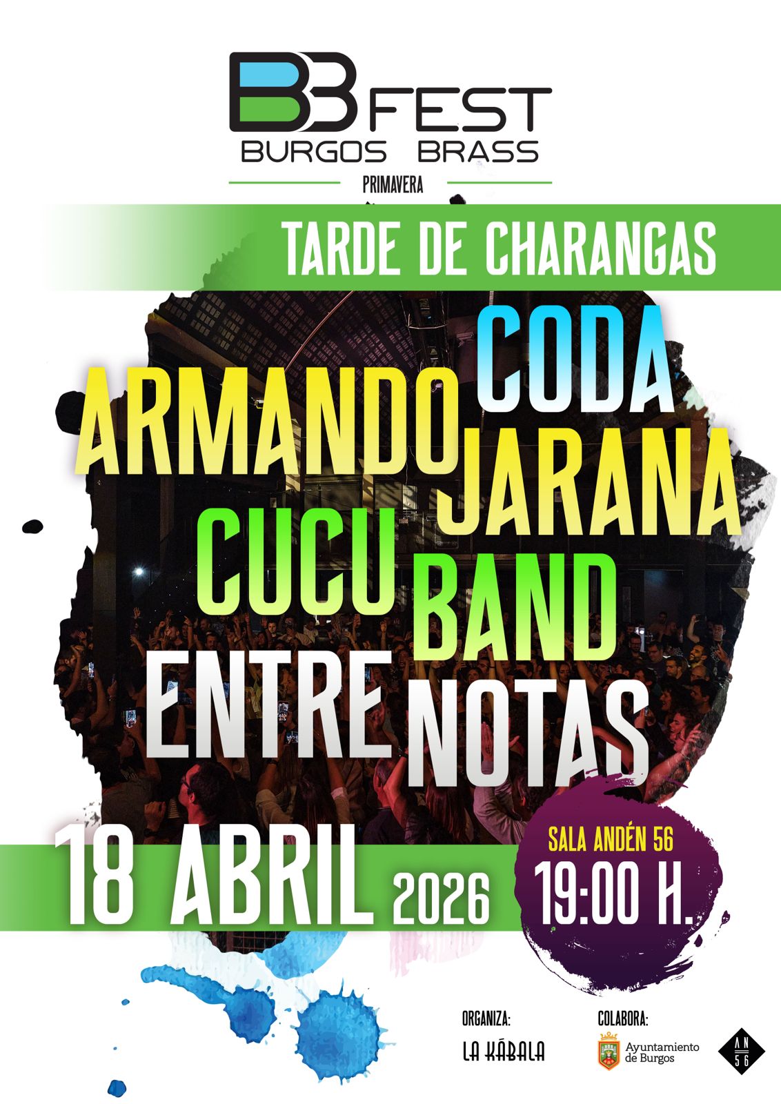 Bbfest primavera en Sala Andén 56, Burgos