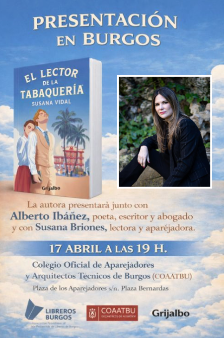 El lector de la tabaquería en Colegio  Oficial De Aparejadores y Arquitectos Tecnicos, Burgos