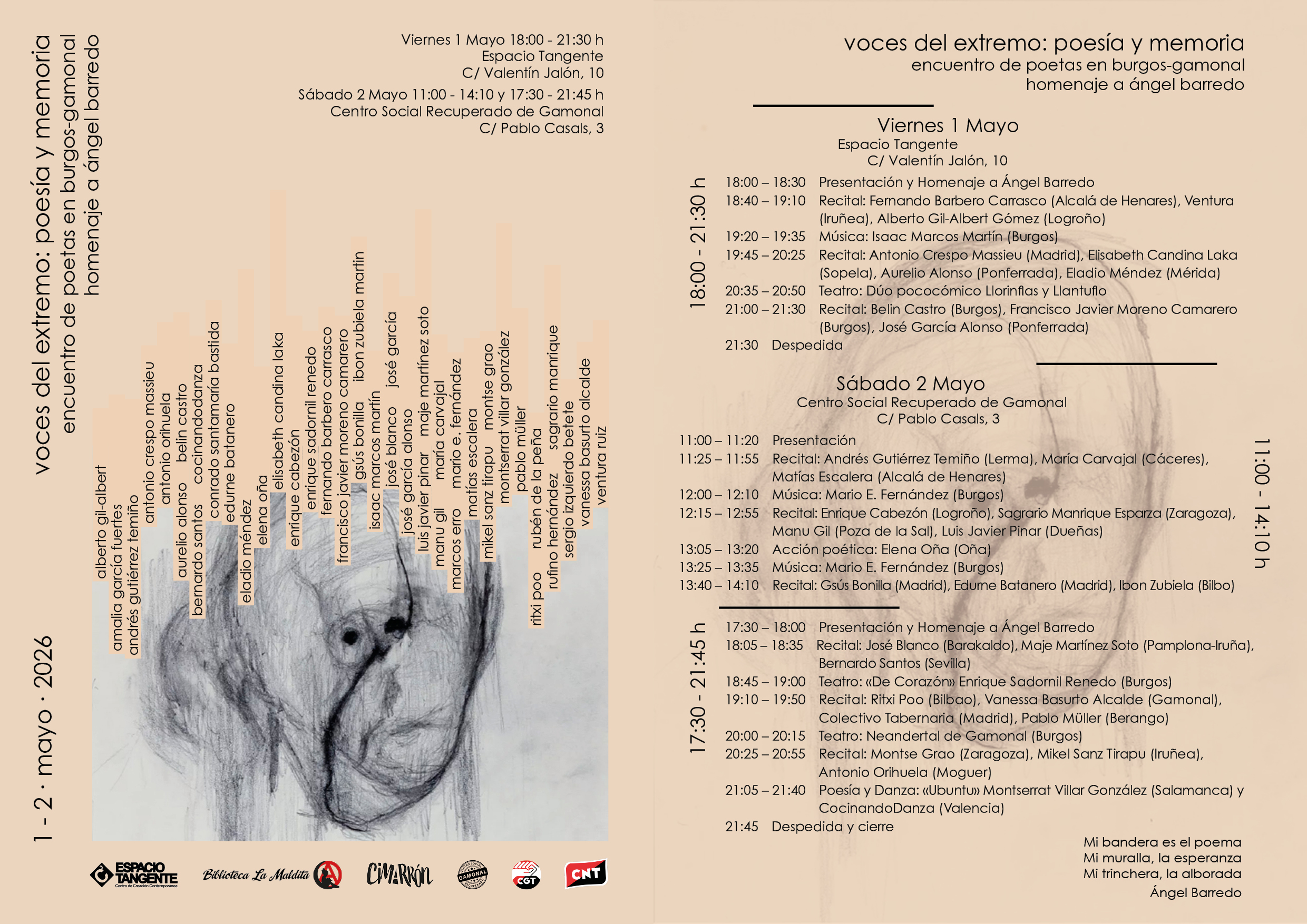 Voces del Extremo: Poesía y Memoria en Espacio Tangente, Burgos