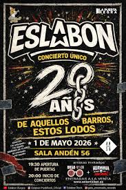 Eslabón. 20 años en Sala Andén 56, Burgos