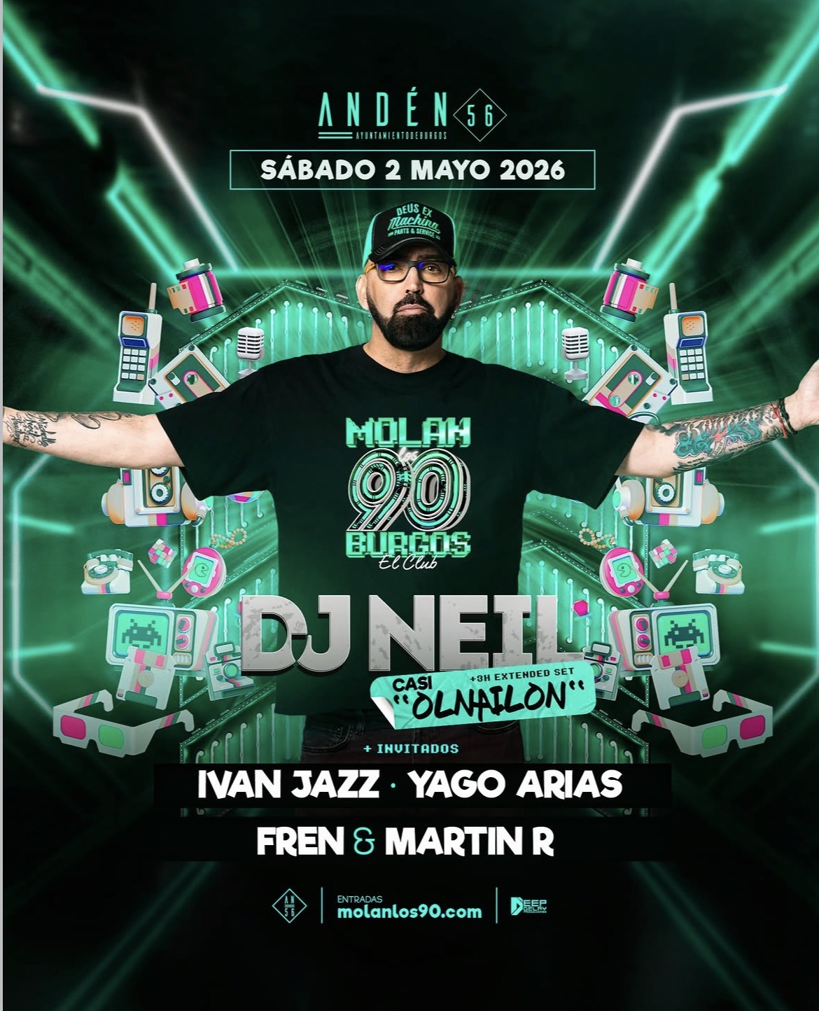 Molan los 90 en Sala Andén 56, Burgos