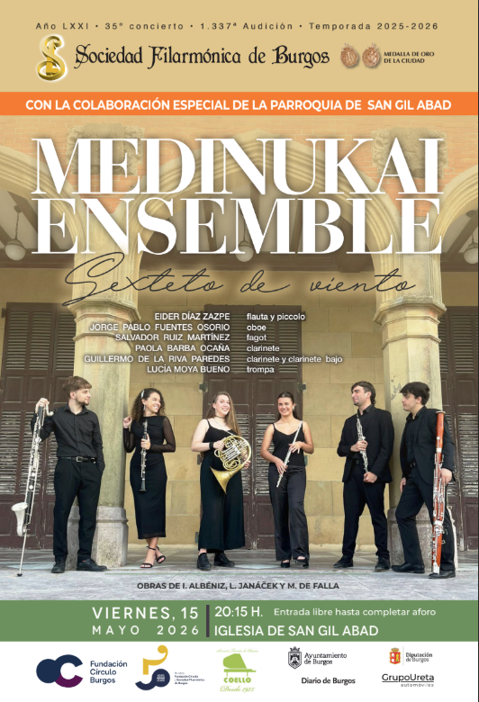 Medinukai Ensemble en Iglesia de San Gil Abad, Burgos