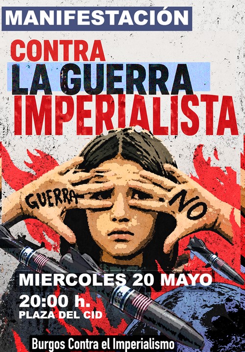 Manifestación contra la guerra imperialista