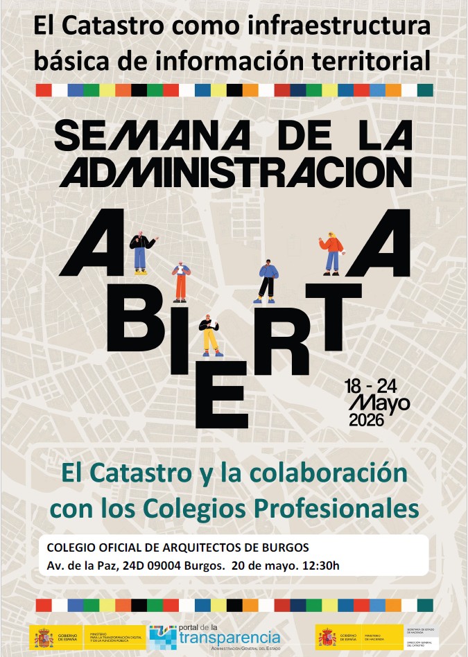 Catastro: infraestructura básica de información territorial en Colegio Oficial De Arquitectos, Burgos