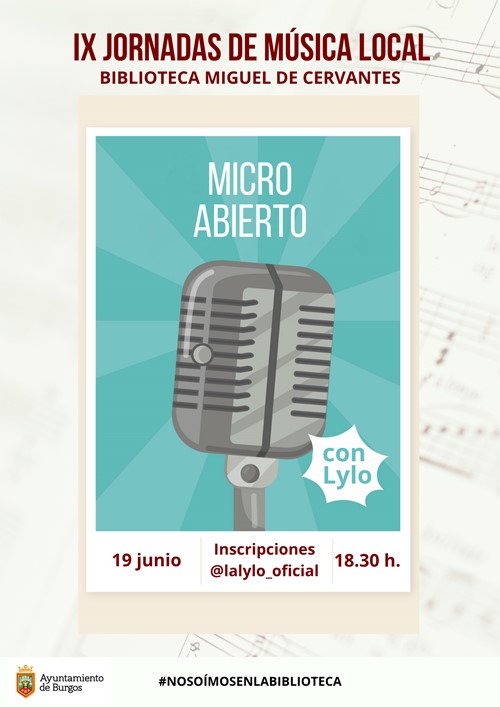 Semana música local. micrófono abierto