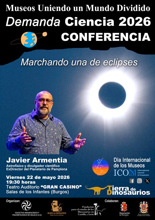 Conferencia: “Marchando una de eclipses”, Javier Armentia