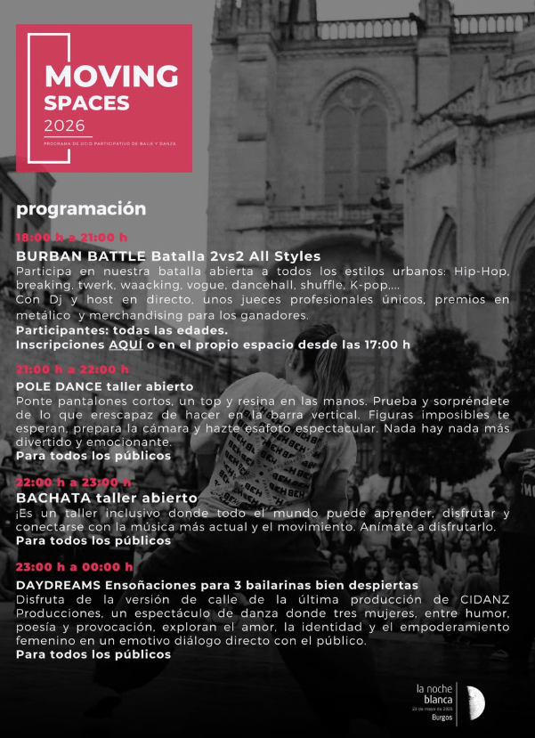 Moving Spaces. Noche Blanca en Llana de Afuera, Burgos