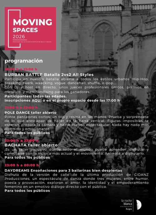 Moving Spaces. Noche Blanca