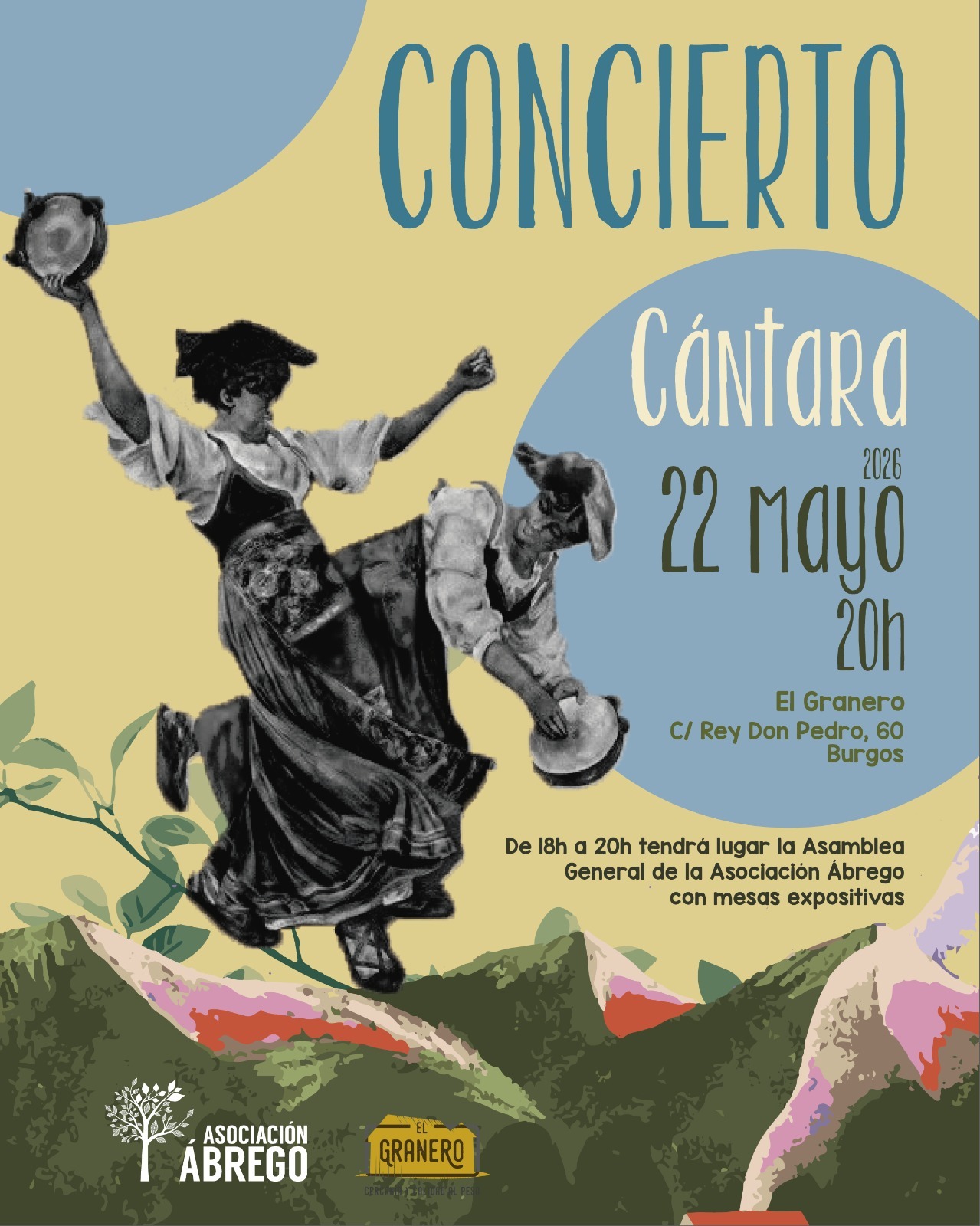 Concierto Cántara en El Granero, Burgos