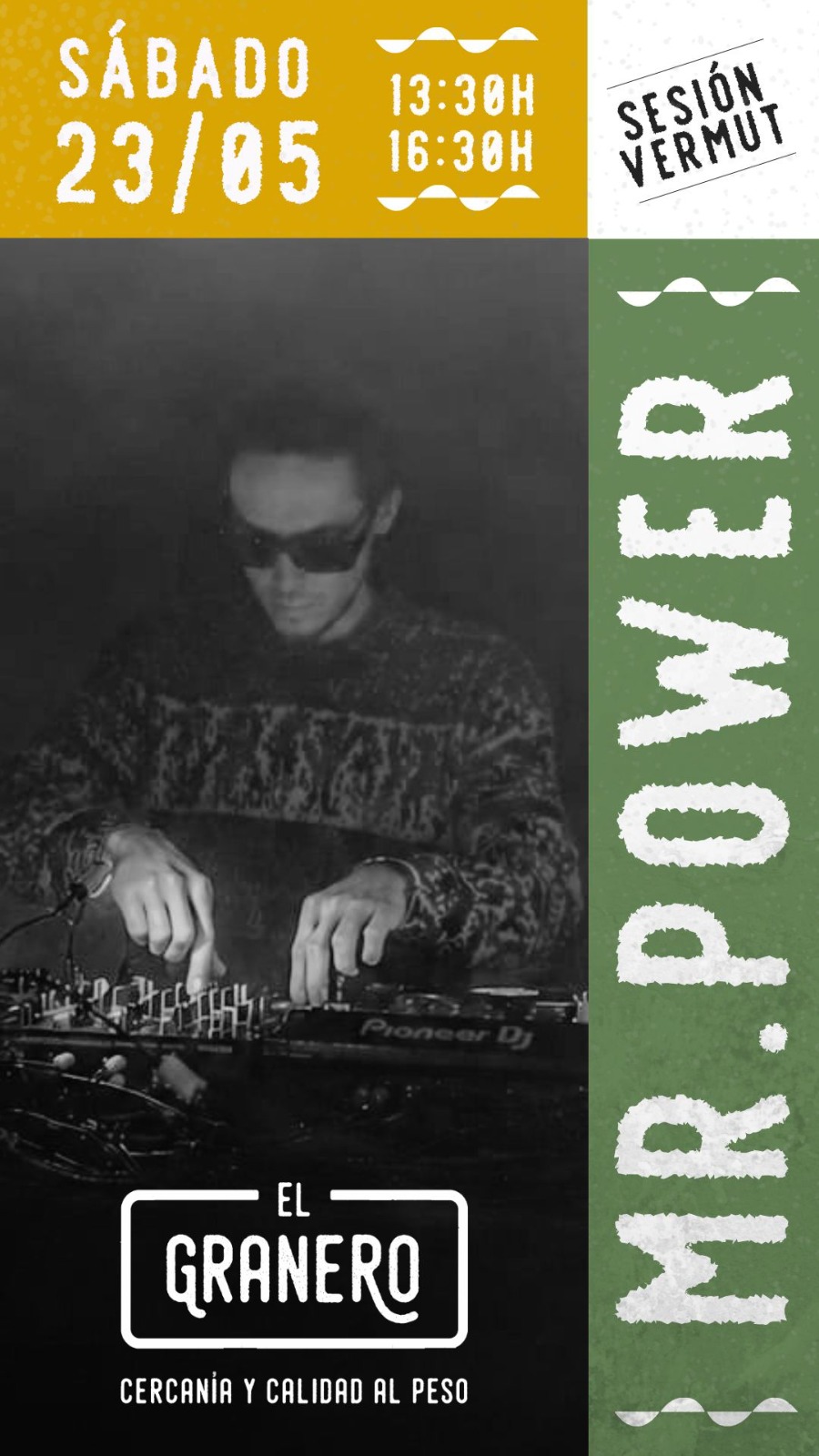 Sesión vermut: Mr. Power en El Granero, Burgos