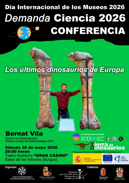 Charla: “Los últimos dinosaurios de Europa”, por Bernat Vila