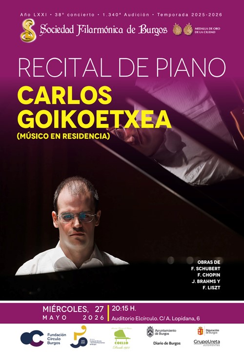 Recital de piano. Carlos Goikoetxea