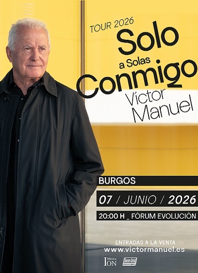 Victor Manuel. Sólo a solas conmigo en Auditorio Fórum Evolución Burgos, Burgos