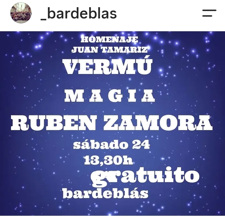 Magia 'Homenaje Juan Tamariz' en Bardeblás, Burgos