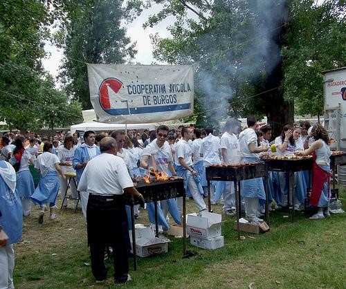 Romería típica en el Parral