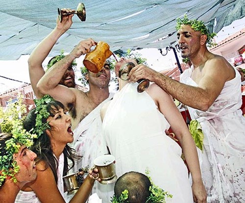 Fiesta romana a Baco