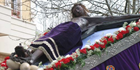 Vía Crucis Penitencial (Viernes Santo) en Iglesia de San Esteban, Burgos