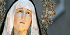 Procesión de Nuestra Señora de la Soledad en Iglesia de Santiago y Santa Águeda, Burgos