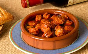 Chorizo a la sidra