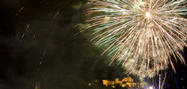Muestra de Fuegos Artificiales en Puente de Castilla, Burgos